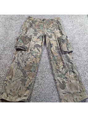Vintage Ranger Camo Pants Mens Large Hunting Outdoor Cotton Usa Made 38x30